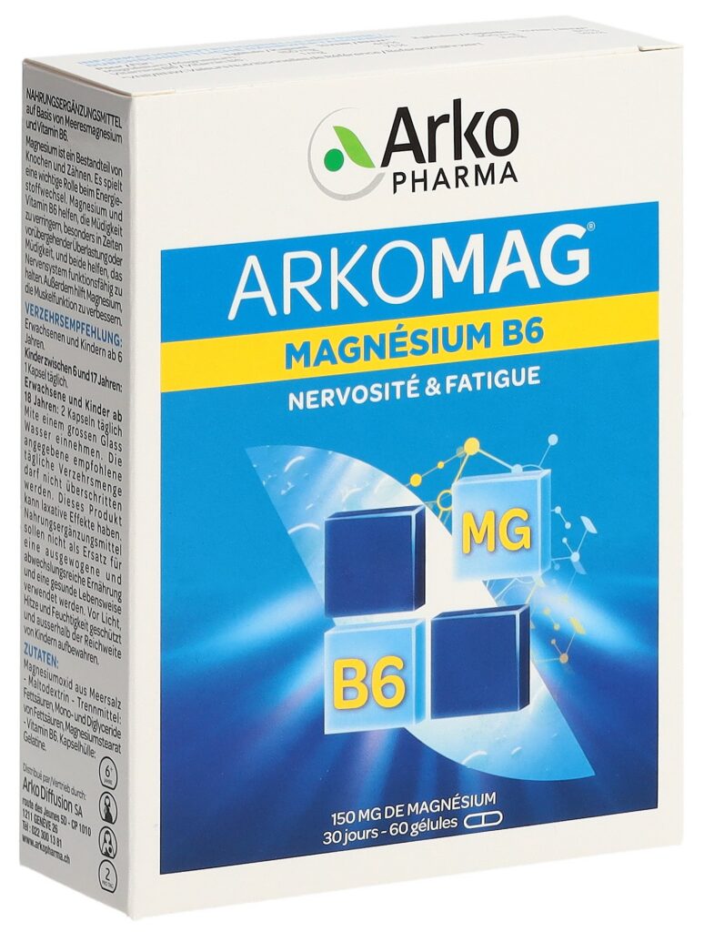 ARKOMAG magésium vitamine B6 caps 60 pce