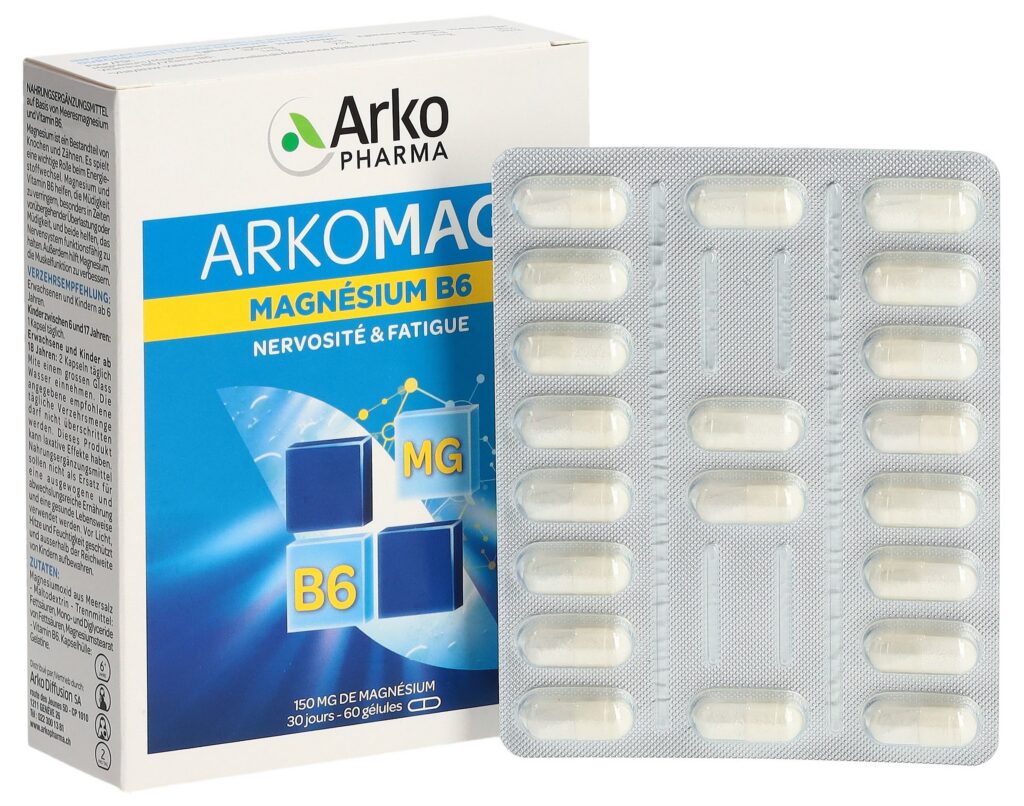 ARKOMAG magésium vitamine B6 caps 60 pce