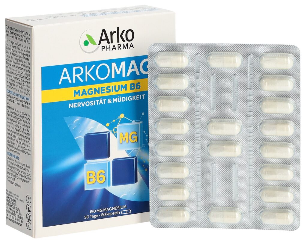ARKOMAG magésium vitamine B6 caps 60 pce