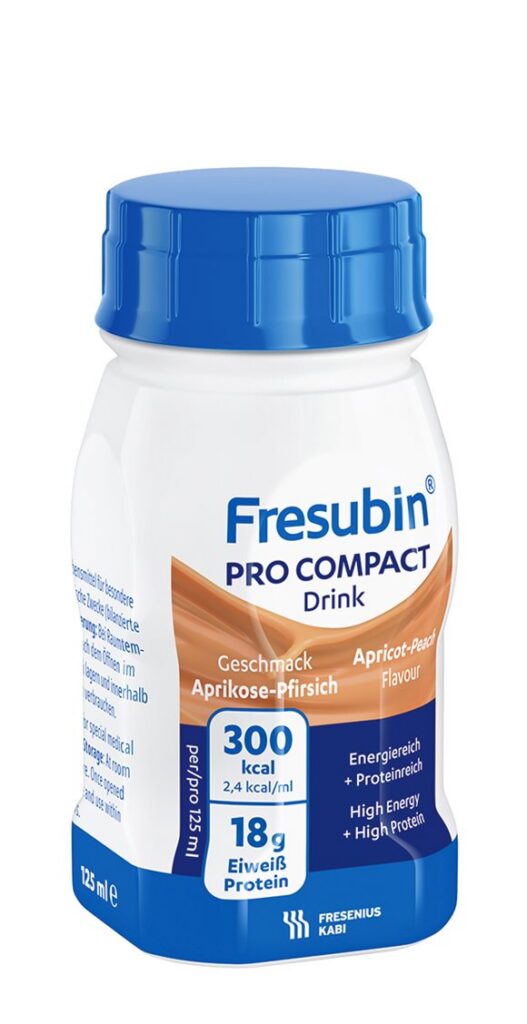 FRESUBIN Pro Compact abricot-pêche 4 x 125 ml