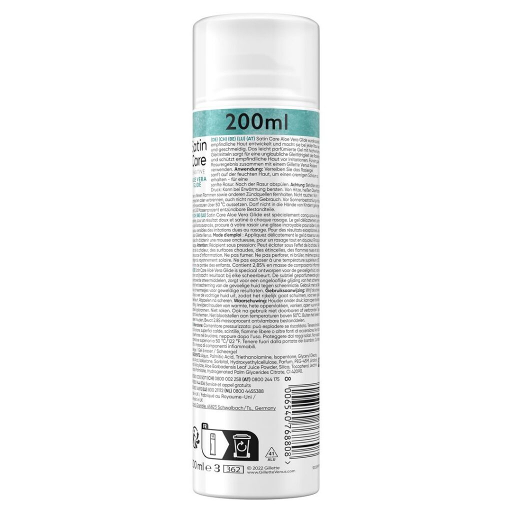 GILLETTE Satin Care gel Aloe Vera 200 ml