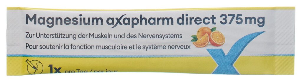 MAGNESIUM AXAPHARM direct sticks 375 mg 20 pce