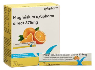 MAGNESIUM AXAPHARM direct sticks 375 mg 20 pce