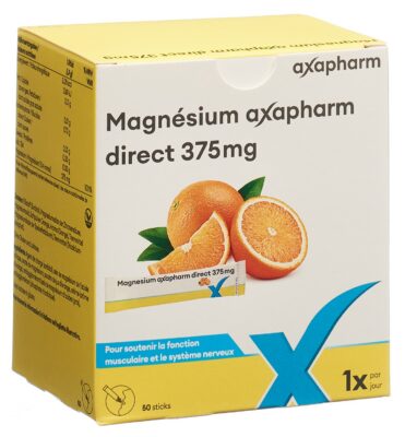 MAGNESIUM AXAPHARM direct sticks 375 mg 50 pce