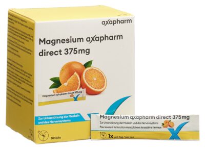MAGNESIUM AXAPHARM direct sticks 375 mg 50 pce