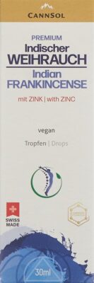CANNSOL encens indien zinc solub eau fl pip 30 ml