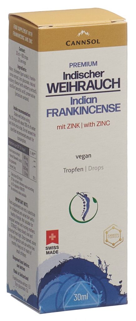 CANNSOL encens indien zinc solub eau fl pip 30 ml
