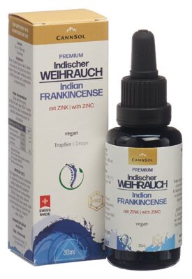 CANNSOL encens indien zinc solub eau fl pip 30 ml