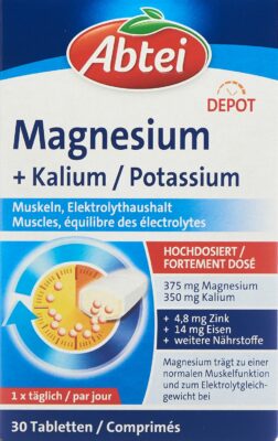 ABTEI Magnesium + potassium dépôt cpr (nv) 30 pce