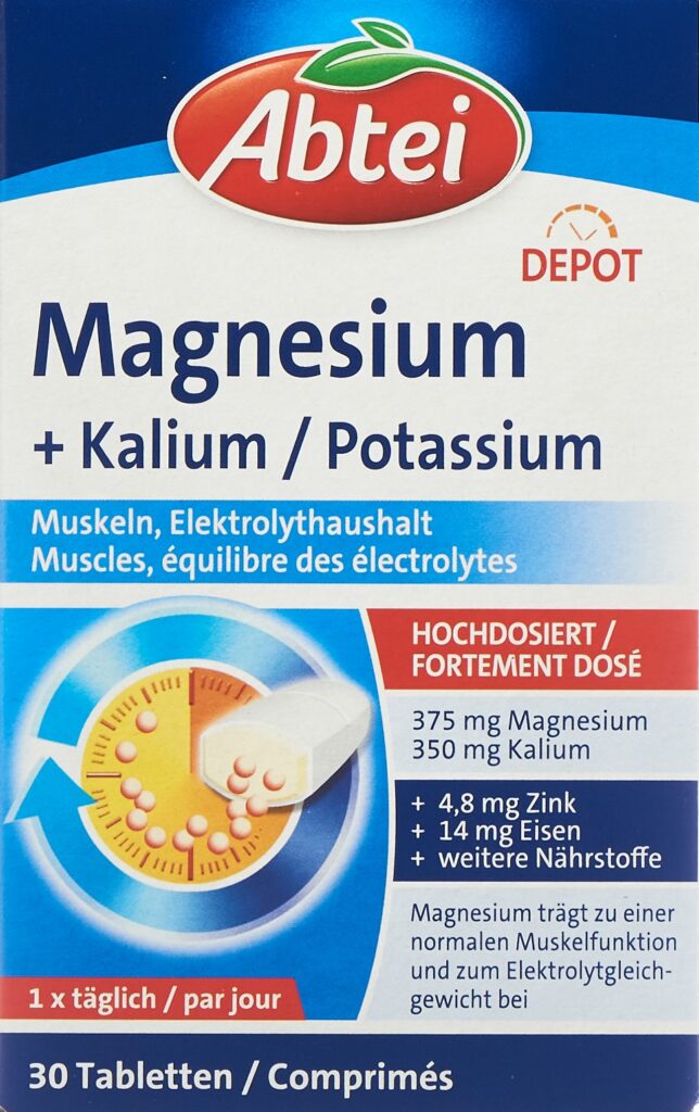 ABTEI Magnesium + potassium dépôt cpr (nv) 30 pce