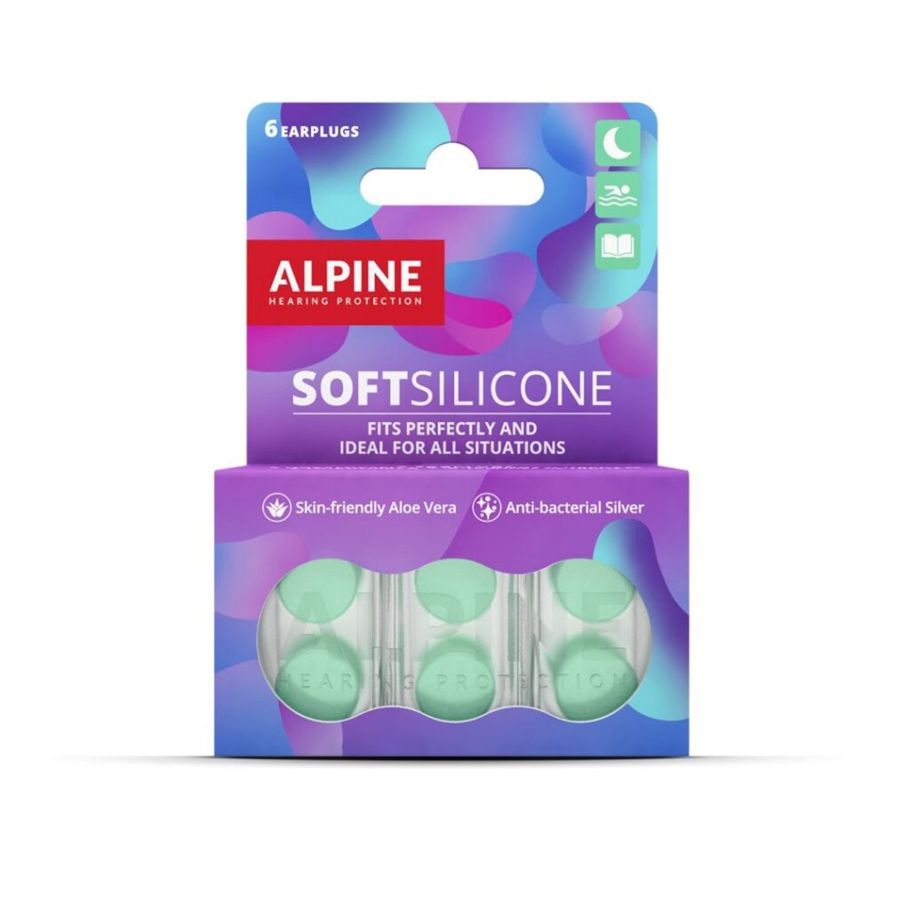 ALPINE bouchons d'oreilles softsilicone 6 pce
