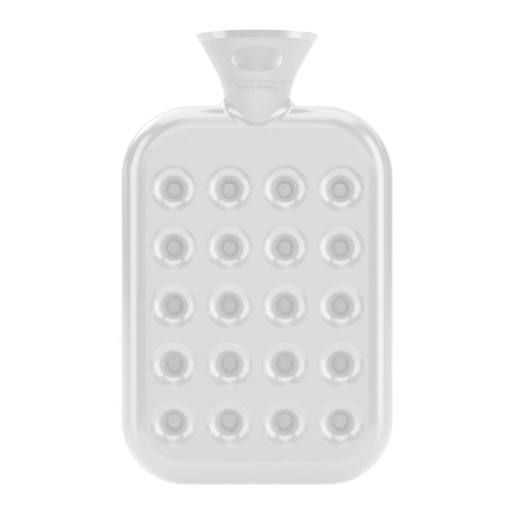 FASHY bouillotte 1.2l plate transparent blanc