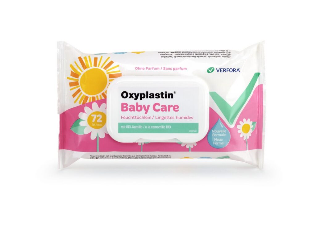 OXYPLASTIN BabyCare lingettes humides sach 72 pce