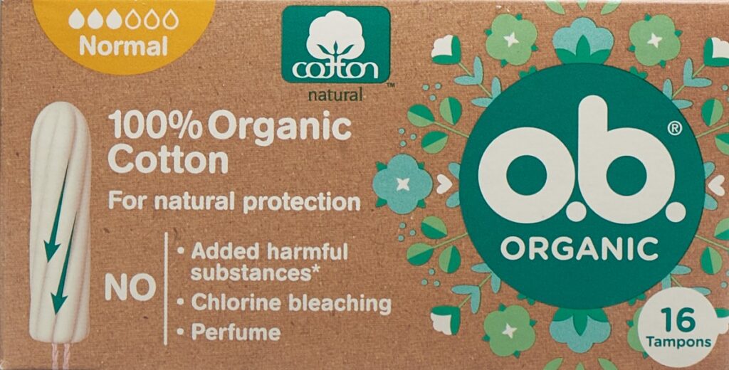 OB organic normal box 16 pce
