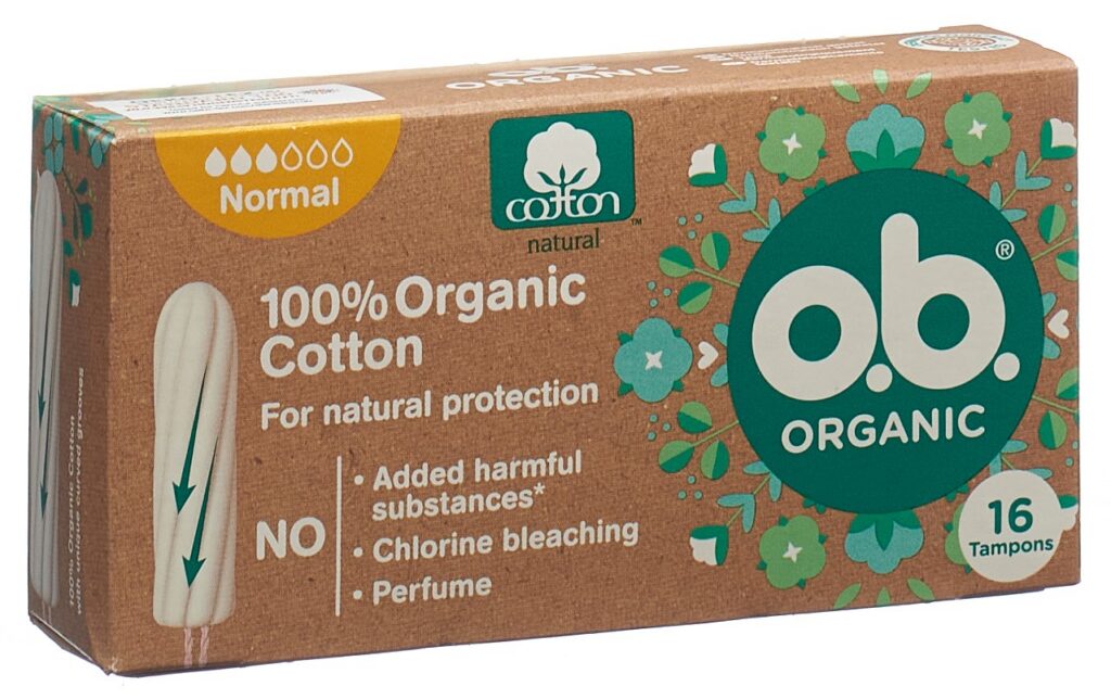 OB organic normal box 16 pce