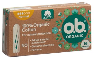 OB organic normal box 16 pce