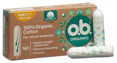 OB organic normal box 16 pce