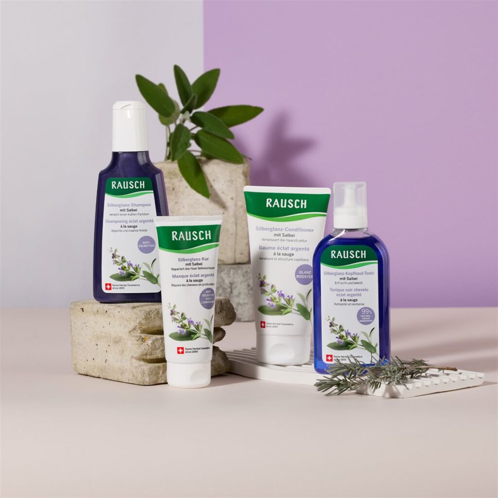 RAUSCH shampooing éclat argenté à la sauge 200 ml