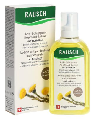 RAUSCH lot antipelliculaire cuir chev tussi 200 ml