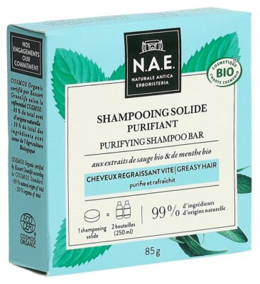 N.A.E. Solid Soap shampooing cheveux gras 85 g