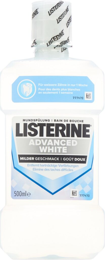 LISTERINE Advanced White mild fl 500 ml