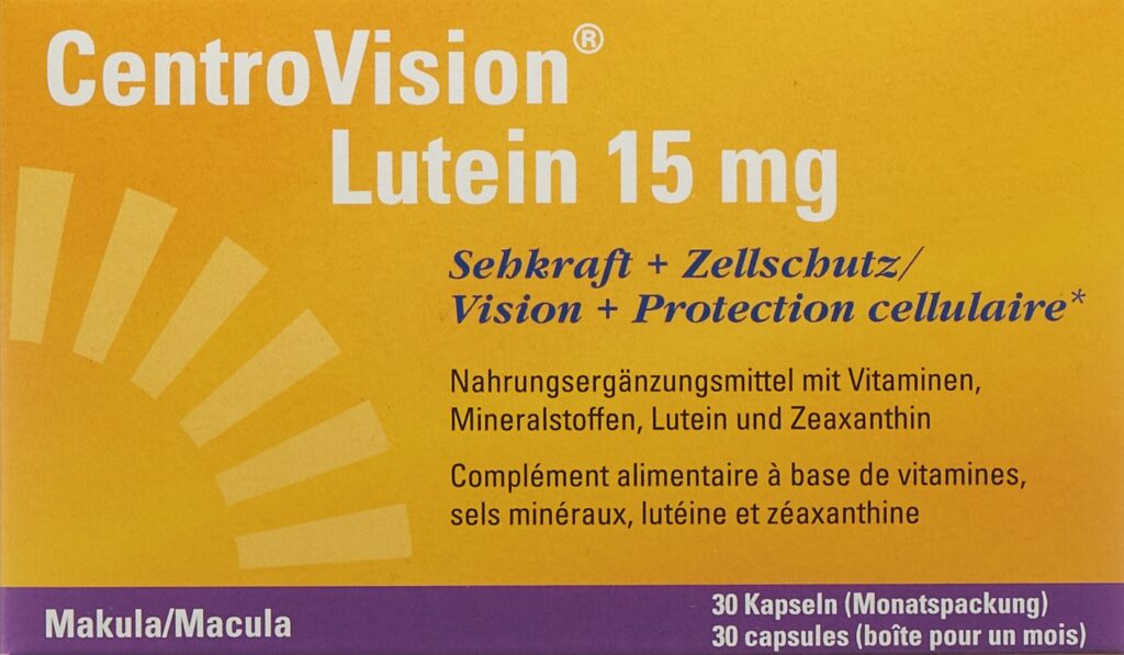 CENTROVISION Lutein 15 mg 30 pce