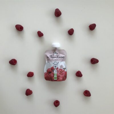POPOTE gourde framboise bio 120 g