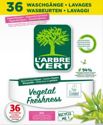 L'ARBRE VERT lessive pdr vegetal fresh 1.8 kg
