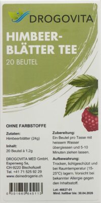 DROGOVITA tisane feuilles framboisier sach 20 pce