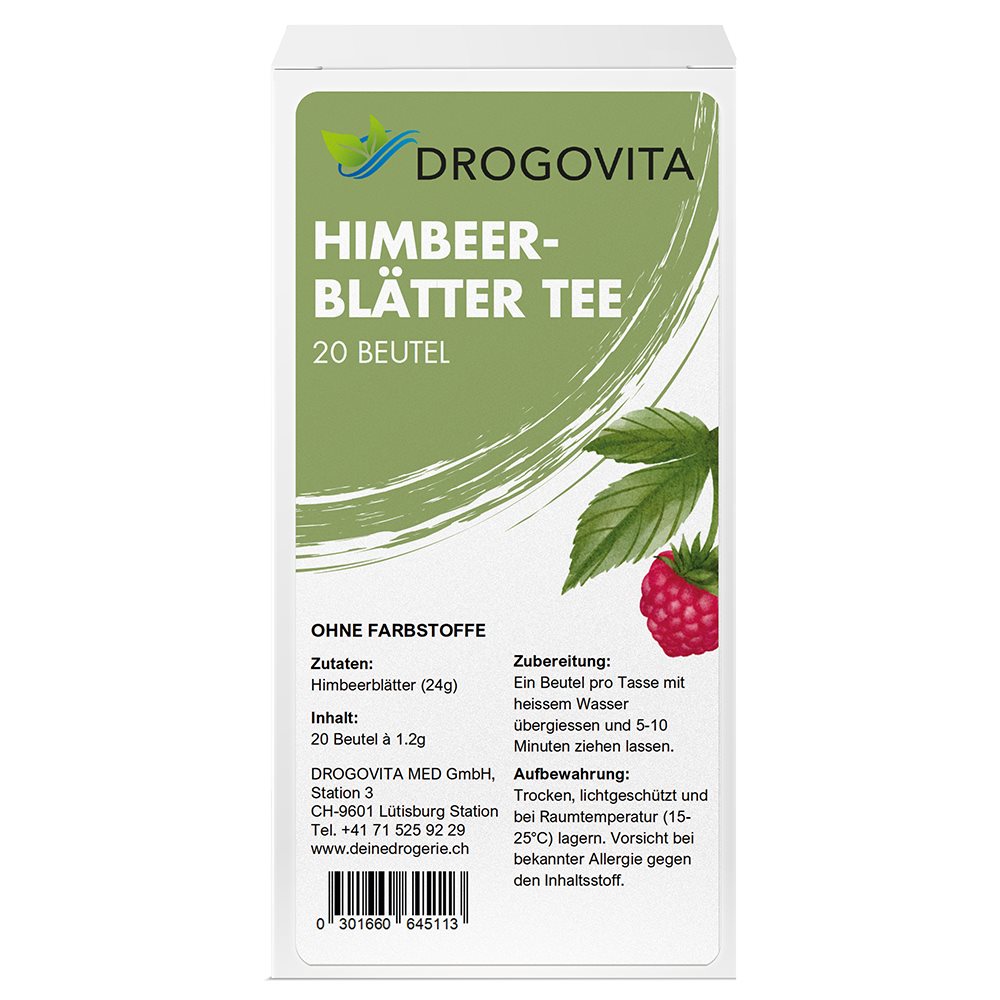 DROGOVITA tisane feuilles framboisier sach 20 pce
