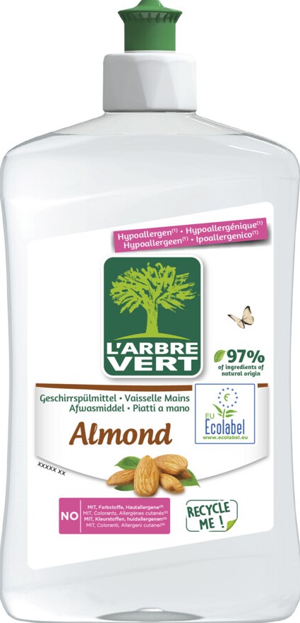 L'ARBRE VERT liq vaisselle éco amande fl 500 ml