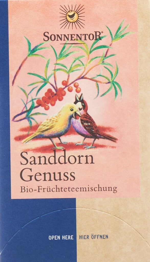 SONNENTOR Sanddorn Genuss Tee BIO sach 18 pce