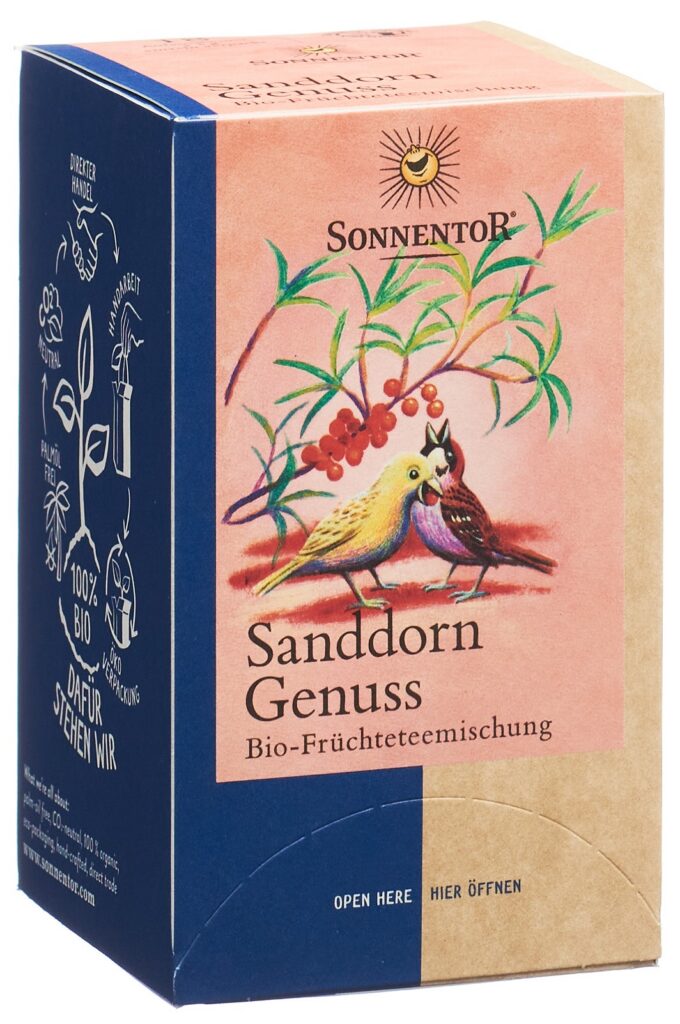 SONNENTOR Sanddorn Genuss Tee BIO sach 18 pce