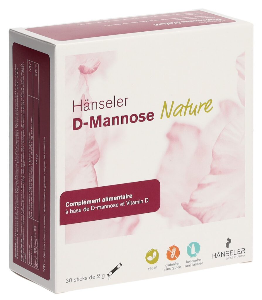 HÄNSELER D-Mannose Nature 30 stick 2 g