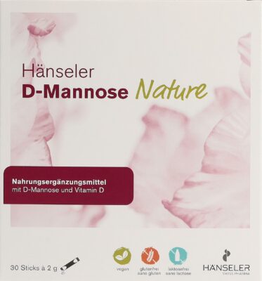 HÄNSELER D-Mannose Nature 30 stick 2 g