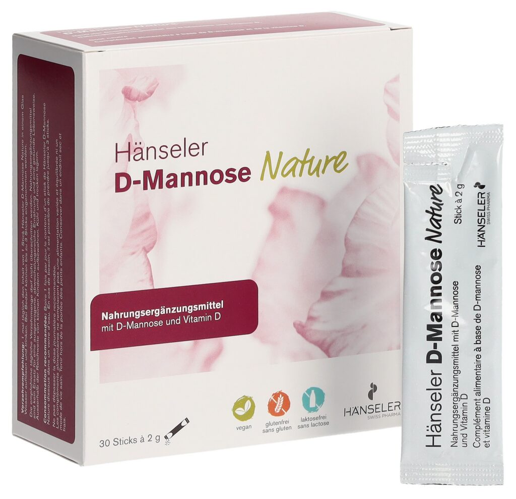 HÄNSELER D-Mannose Nature 30 stick 2 g