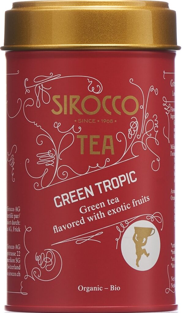 SIROCCO boîte thé medium Green Tropic 80 g