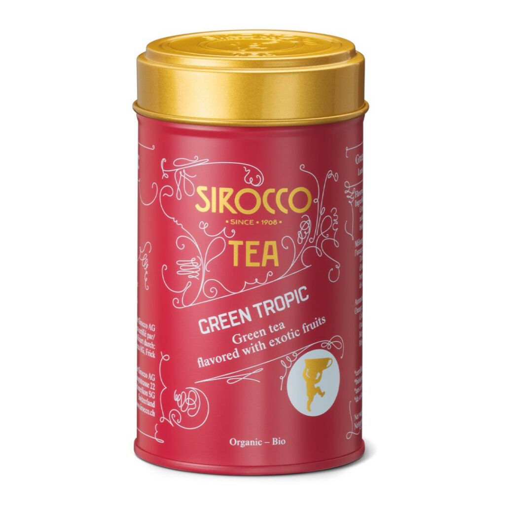 SIROCCO boîte thé medium Green Tropic 80 g