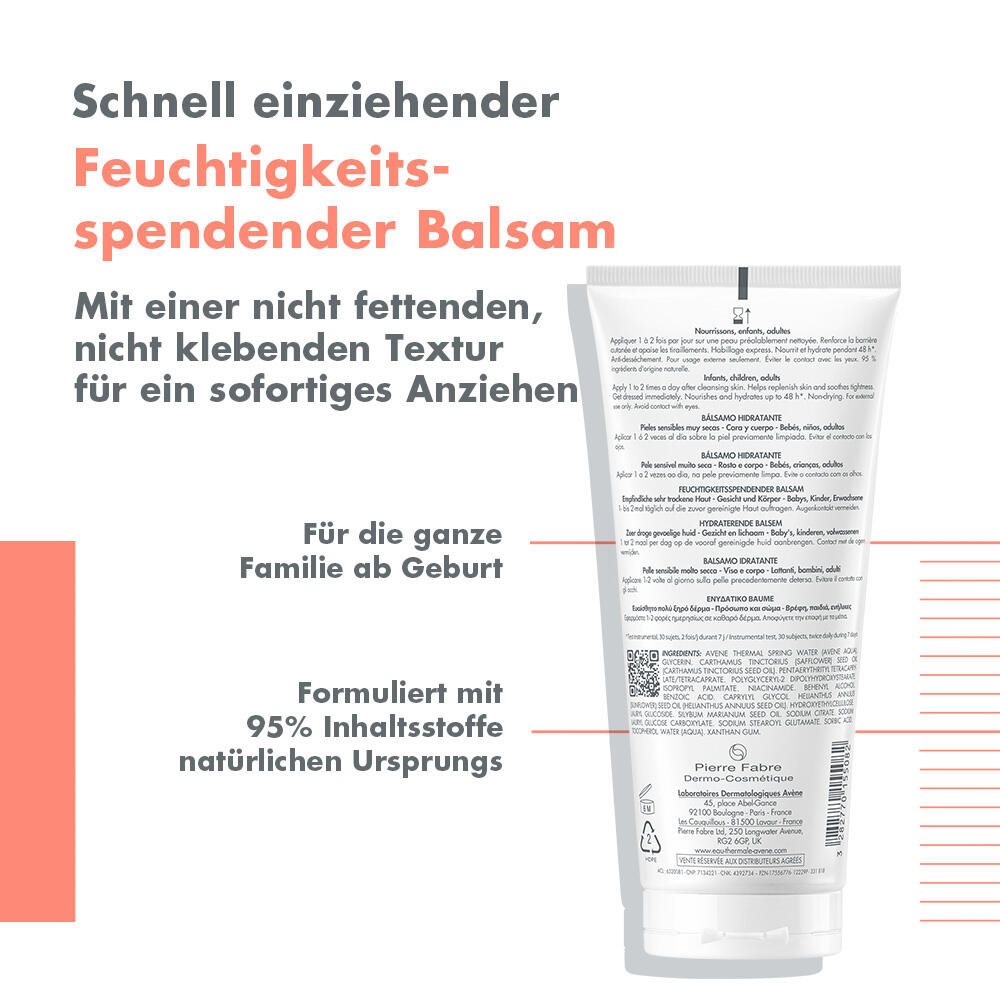 AVENE XeraCalm Nutrition baume hydrat tb 200 ml