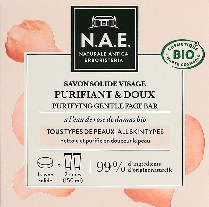 N.A.E. Solid Soap savon visage solide 78 g
