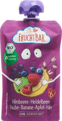 FRUCHTBAR purée fruits bio fram myrt rais ba 100 g