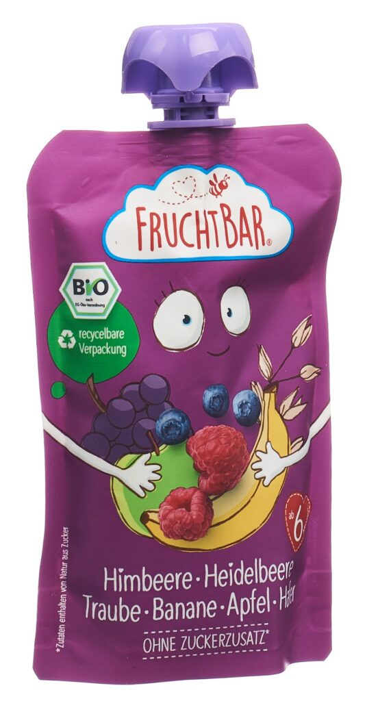 FRUCHTBAR purée fruits bio fram myrt rais ba 100 g