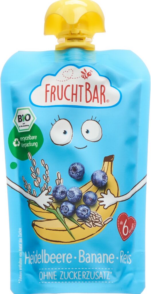 FRUCHTBAR purée fruits bio myrti bana riz n 100 g