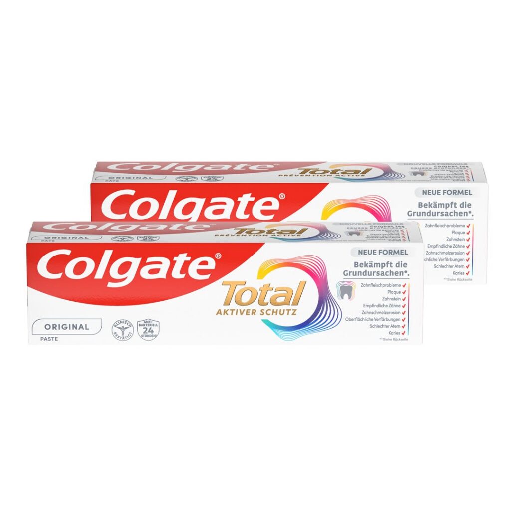 COLGATE TOTAL ORIGINAL dentifrice duo 2 x 75 ml
