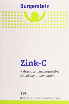 BURGERSTEIN Zink-C bonbons à sucer 115 g