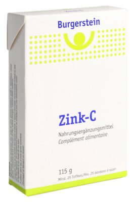 BURGERSTEIN Zink-C bonbons à sucer 115 g