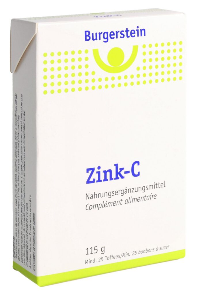 BURGERSTEIN Zink-C bonbons à sucer 115 g
