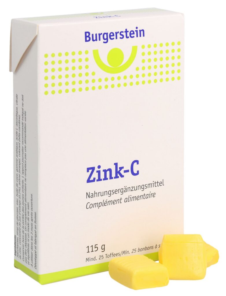 BURGERSTEIN Zink-C bonbons à sucer 115 g