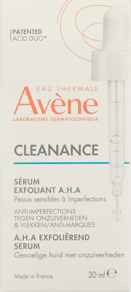 AVENE Cleanance AHA sérum exfoliant tb 30 ml