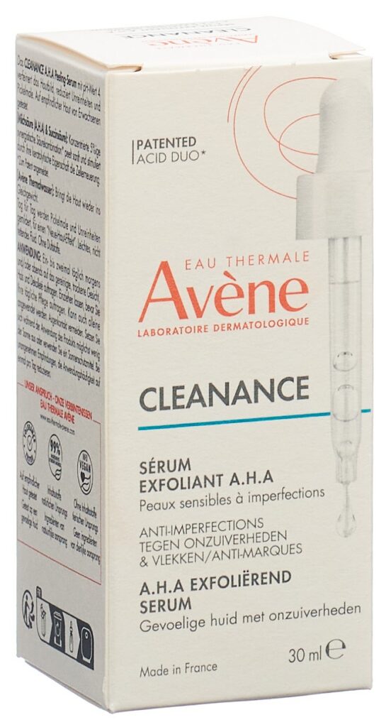 AVENE Cleanance AHA sérum exfoliant tb 30 ml
